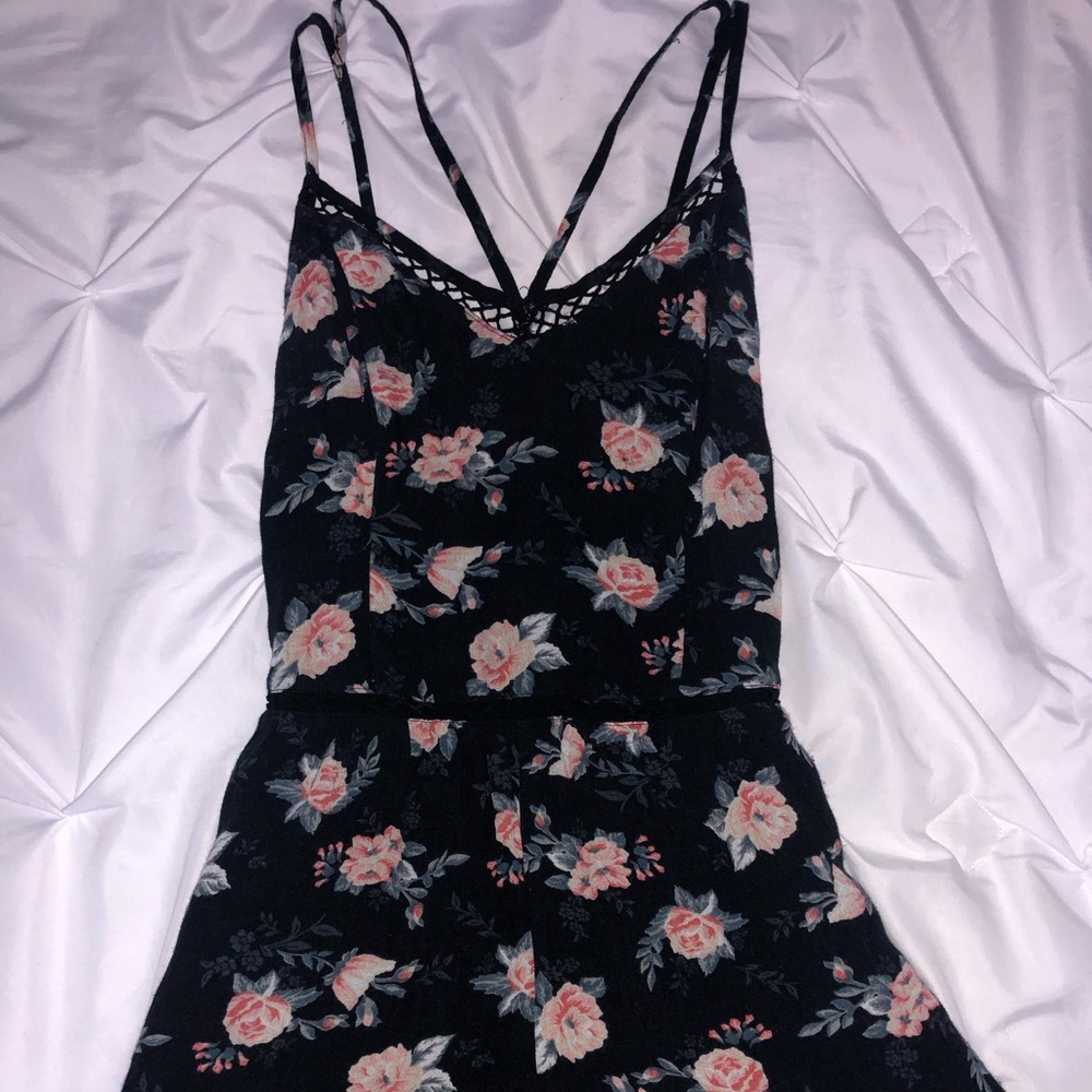 navy blue romper